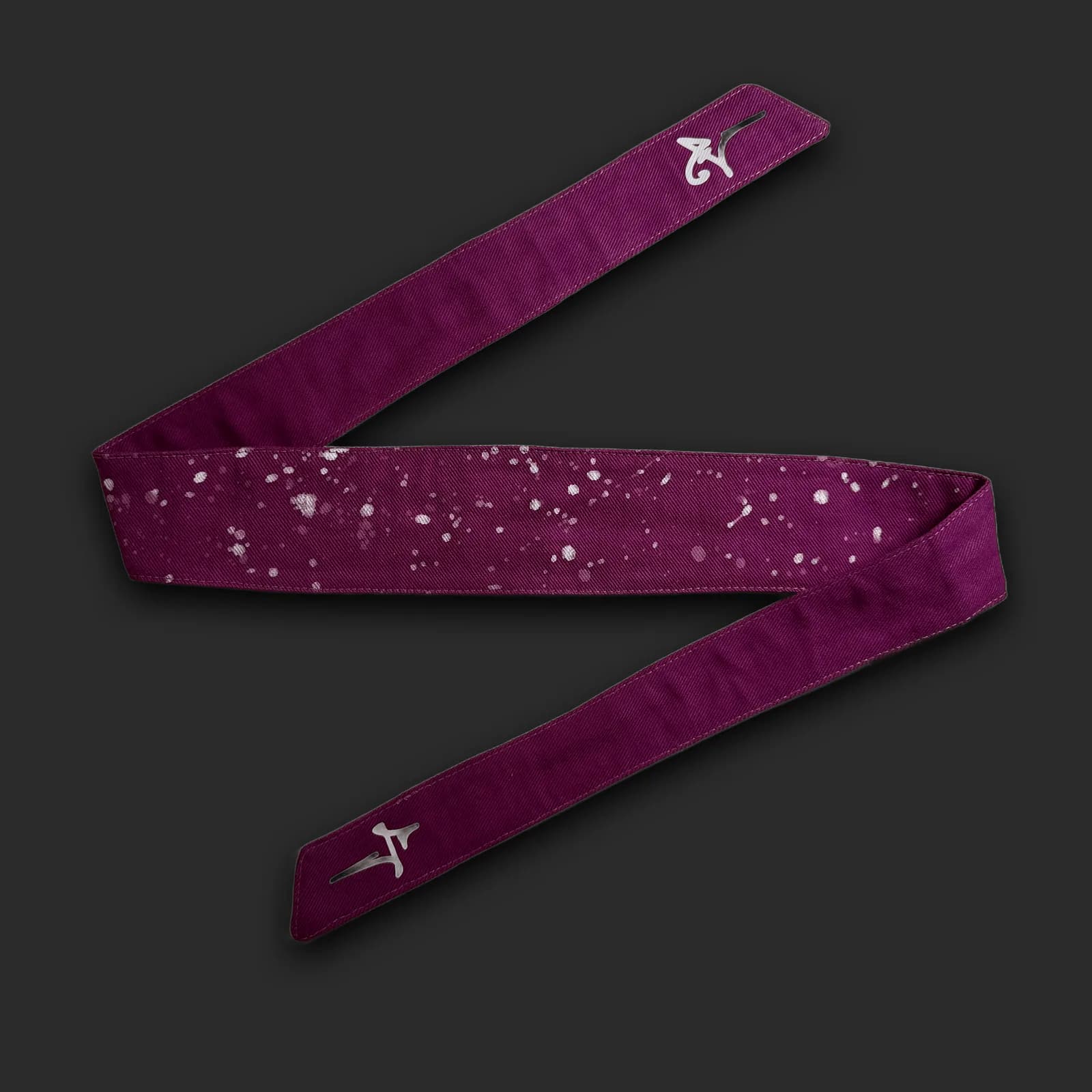 Purple with White Splatter